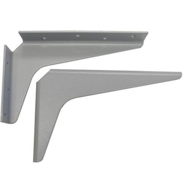 A & M Hardware A & M Hardware Am1824 G 18 In. X 24 In. Work Station Brackets - Gray AM1824 G